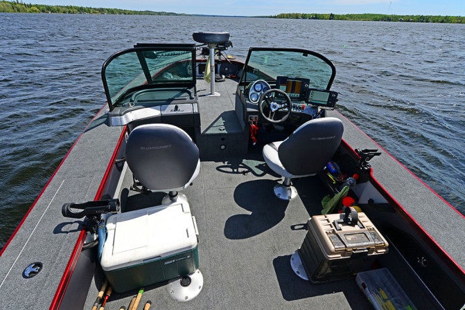 Alumacraft 195 T-Pro Cockpit