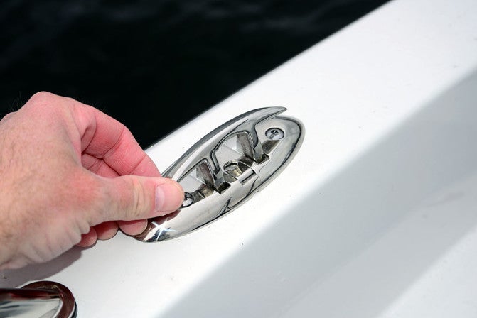 Folding cleats are a nice touch – pressed flat when not in use, they’re less likely to foul fishing lines or stub errant toes.