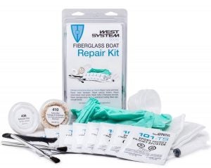 Fiberglass Boat Repair Kits 101 - West System Fiberglass Boat Repair Kit 300x239