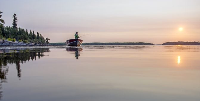 Lake Manitou fishing